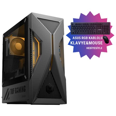 ASUS TUF GAMING T500MV 07240H0860 Core 7 240H 16GB DDR5 1TB SSD 660W 80+ Gold RTX 5060 DUAL 8GB GDDR