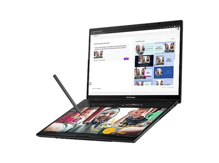 ASUS Zenbook Duo UX8406CA-QL006W/Intel Core Ultra 7 255H/16 GB RAM/512 GB SSD/14"/W11 Laptop Inkwell Gri