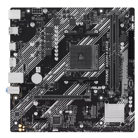 ASUS PRIME A520M-K ARGB DDR4 5100MHZ 1XHDMI 1XDP 1XM.2 USB2.0 MATX AM4 (AMD AM4 5000/4000 /3000 SERİLERİ İLE UYUMLU)