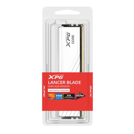 XPG Lancer Blade Beyaz RGB DDR5-5600Mhz CL46 16GB (1x16GB) Single (46-45-45) 1.1V