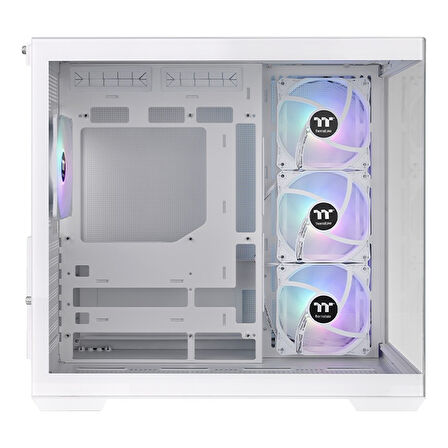 Thermaltake View 380 850W 80+ Gold ARGB USB 3.2 Beyaz ATX Mid Tower Kasa CA-3Z2-85M6WE-00 