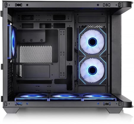 THERMALTAKE VISION 330 ATX 6X120MM ARGB FAN SİYAH AKVARYUM (PSU YOK) GAMING KASA