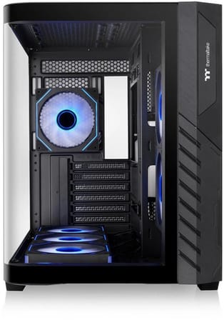 THERMALTAKE VISION 330 ATX 6X120MM ARGB FAN SİYAH AKVARYUM (PSU YOK) GAMING KASA