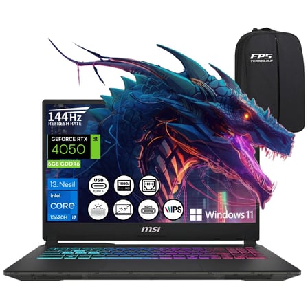 Msı Cyborg 15 A13VE-897XTR I7-13620H RTX4050 24GB Ram 2tb SSD 15.6" Fhd IPS 144Hz W11 Taşınabilir Bilgisayar