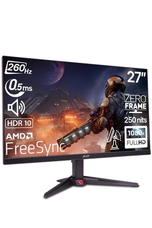ACER Nitro VG270W5bmiipx 27" 260Hz 0.5ms ZeroFrame VA FHD MM AMD FreeSync HDR10 SRGB Gaming Monitör 