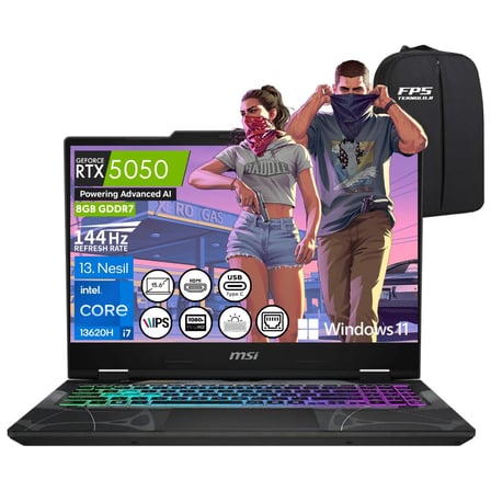 Msı Cyborg 15 B13WEKG-1096XTRNN I7-13620H RTX5050 16GB Ram 512GB SSD 15.6" Fhd IPS 144Hz W11 Taşınabilir Bilgisayar