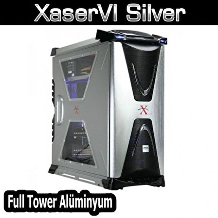 THERMALTAKE VG4000SWA XaserVI Gümüş FullTower Pencereli Aluminyum Kasa (PSU yok)
