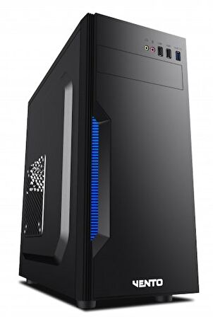 VENTO TA-K61 550W ATX  SİYAH/GÜMÜŞ KASA