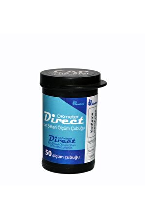 Okmeter Kan Şekeri Ölçüm Çubuğu-stribi 50'li 2 Adet - Toplam 100 Adet