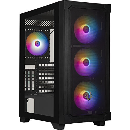 BitFenix Graph 750W 80+ Bronze Tempered Glass FRGB USB 3.0 Mesh ATX Mid Tower Siyah Kasa