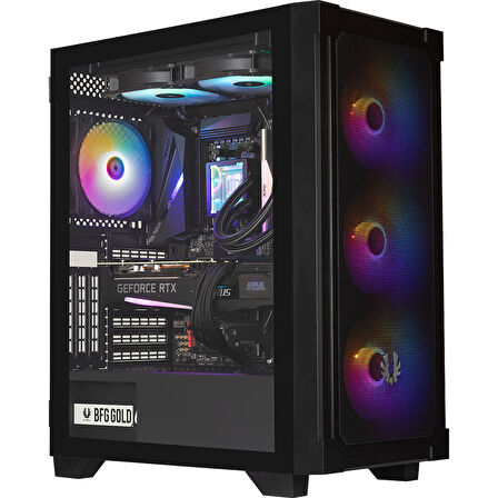 BitFenix Graph 750W 80+ Bronze Tempered Glass FRGB USB 3.0 Mesh ATX Mid Tower Siyah Kasa