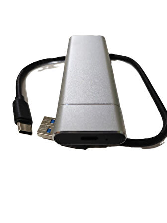 Ezcast M.2 Sata Ssd Ngff 4357P SSD DESTEKLİ USB 3.1 TYPE-C SSD HARİCİ HARDDISK KUTUSU SABİT SÜRÜCÜ MUHAFAZASI
