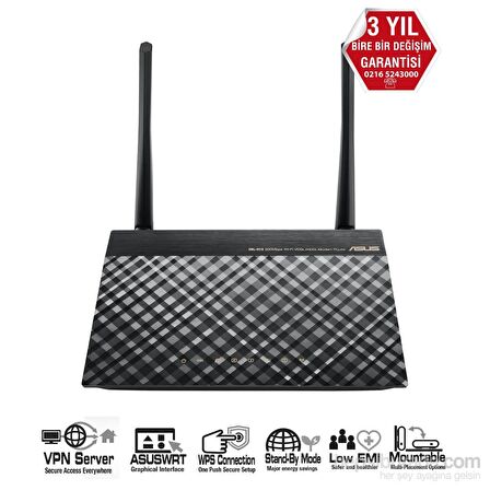 ASUS DSL-N16 4PORT 300Mbps EWAN VDSL FIBER  MODEM VPN