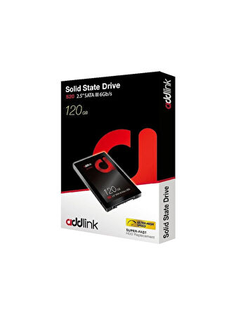 ADDLINK 120GB 510-400 MB/s 2.5” SATA III SSD AD120GBS20S3S