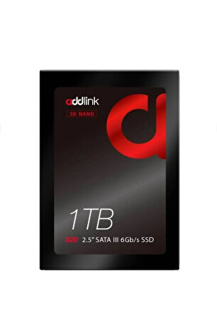 ADDLINK 1TB 500-450 MB/s 2.5” SATA III SSD AD1TBS20S3S