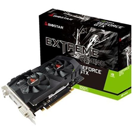 Biostar GTX 1050 Ti 128 Bit GDDR5 4 GB Ekran Kartı