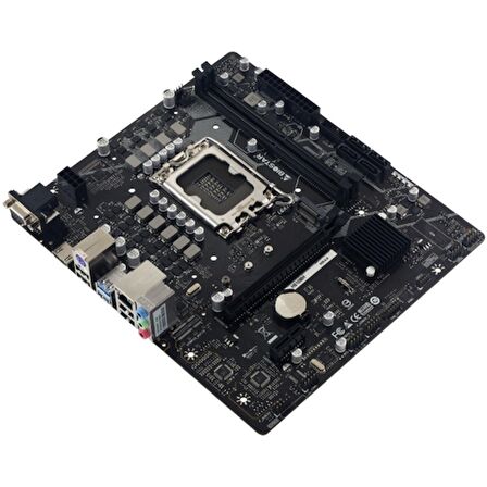 Biostar H610MH DDR4 3200MHz S+V+GL LGA 1700 Micro ATX Anakart