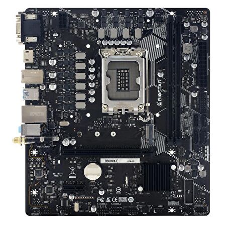 Biostar B660MX/E DDR4 3200MHz S+V+GL LGA 1700 Micro ATX Anakart