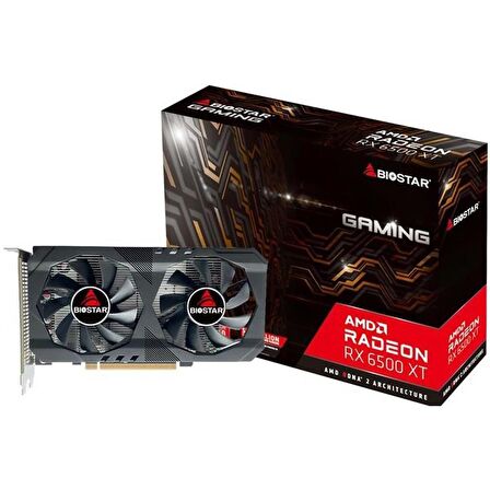 Biostar Radeon RX6500XT VA65X6RA46 64 Bit GDDR6 4 GB Ekran Kartı