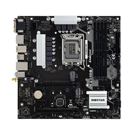 Biostar B760MZ-E PRO DDR5 6000MHz LGA1700 Micro ATX Anakart