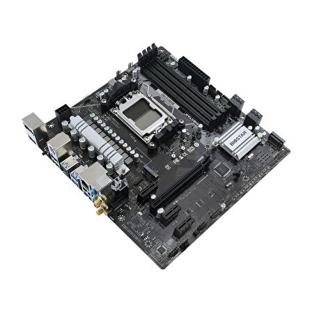 Biostar B650MT-E PRO DDR5 6000MHz AM5 S+V+GL Micro ATX Anakart