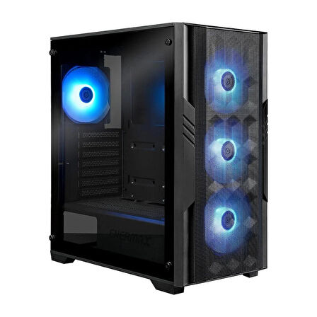 Enermax StarryFort SF60H ARGB Temperli Cam USB 3.0 Mid Tower ATX + MAXPRO III 600W Gaming Kasa