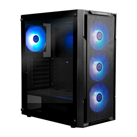 Enermax StarryFort SF60 ARGB Temperli Cam USB 3.0 Mid Tower ATX + MAXPRO III 600W Gaming Kasa