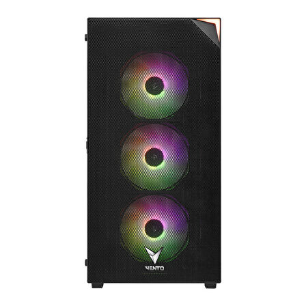 VENTO FSP VG3400S 650W 80+ PSU 4X120MM RGB FAN MESH ATX GAMING KASA