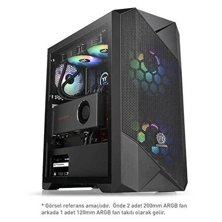 THERMALTAKE 750W COMMANDER G33 TG 80+, ARGB 2*200M CA-3P3-75M1WE-00