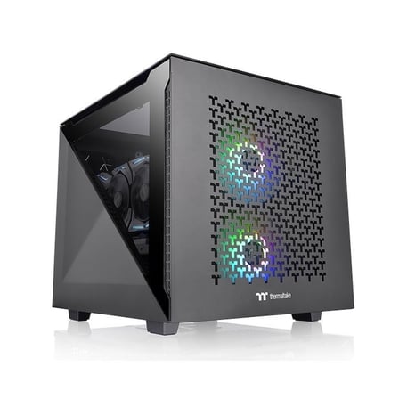 THERMALTAKE DIVIDER 200 TG AIR M-ATX 1X200MM FAN SİYAH (PSU YOK) GAMING KASA