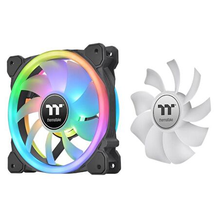 THERMALTAKE SWAFAN Duo CL-F137-PL12SW-A ARGB 120MM Kontrolcülü Kasa Fan Kiti 3-lü paket