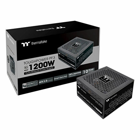 Thermaltake Toughpower PF3 1200W 80+ Platin Modüler Güç Kaynağı