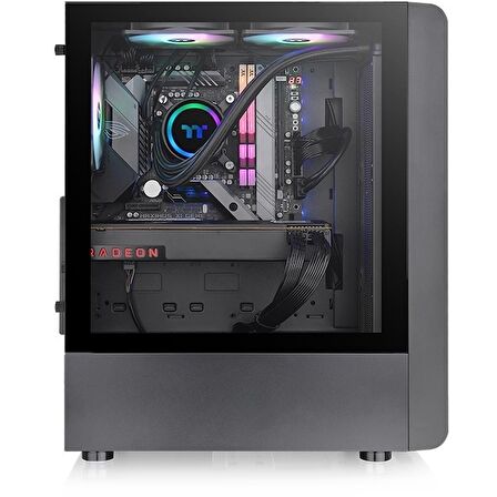 Thermaltake CA-3X2-55M1WE 550 W 6 Fanlı Siyah ATX Oyuncu Bilgisayar Kasası