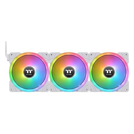 THERMALTAKE SWAFAN Beyaz EX12 ARGB 3x120mm Fanlı + Kontrolcülü Kasa Fan Kiti CL-F161-PL12SW-A