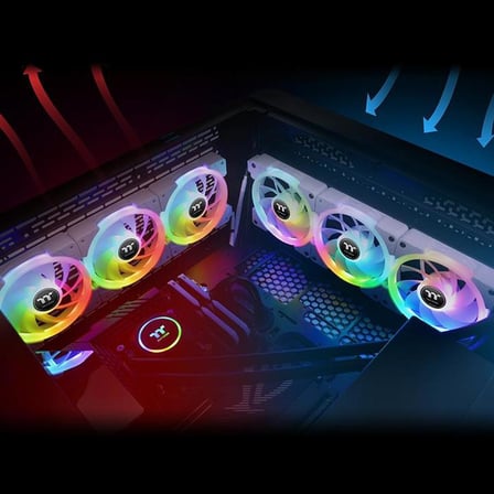 THERMALTAKE SWAFAN Beyaz EX12 ARGB 3x120mm Fanlı + Kontrolcülü Kasa Fan Kiti CL-F161-PL12SW-A