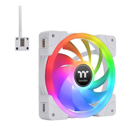 THERMALTAKE SWAFAN Beyaz EX12 ARGB 3x120mm Fanlı + Kontrolcülü Kasa Fan Kiti CL-F161-PL12SW-A