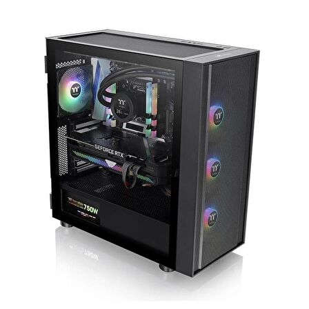 THERMALTAKE 750W 80+ H570 TG CA-3T9-75M1WE-00 GAMING MID-TOWER PC KASASI