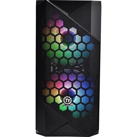 THERMALTAKE  versa t27 tg 750w 80+ argb 3x120mm fan mesh ön panel, pencereli oyuncu kasası