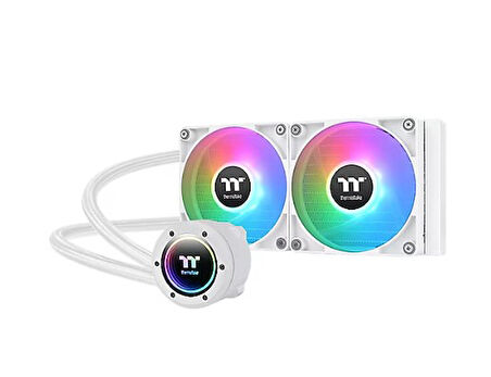 Thermaltake TH240 Beyaz V2 ARGB Led Fanlı 240mm İntel/AM5 Uyumlu Sıvı Soğutma Sistemi