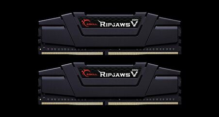 GSKILL RipjawsV 32GB (2X16) DDR4-4000Mhz CL18 Siyah 1.40V (F4-4000C18D-32GVK)  Dual Kit Ram