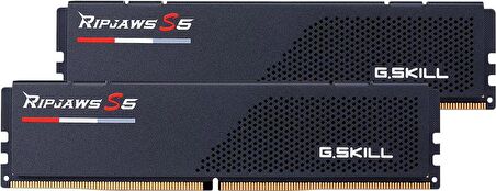 GSKILL Ripjaws S5 Siyah DDR5-5600Mhz CL28 32GB (2X16GB) DUAL (28-34-34-89) 1.35V Ram F5-5600J2834F16GX2-RS5K