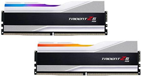 GSKILL Trident Z5 RGB Silver DDR5-7600Mhz CL36 32GB (2x16GB) DUAL (36-46-46-121) Ram F5-7600J3646G16GX2-TZ5RS