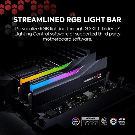 G.Skill Trident Z5 RGB 96 GB (2x48) 6800 MHz CL34 F5-6800J3446F48GX2-TZ5RK DDR5 Ram