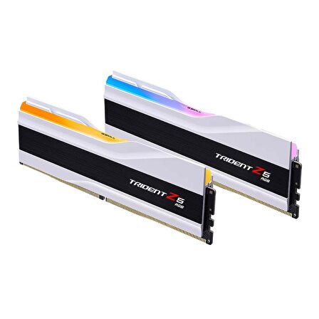 GSKILL Trident Z5 RGB Beyaz DDR5-6000Mhz CL30 64GB (2x32GB) DUAL (30-40-40-96)