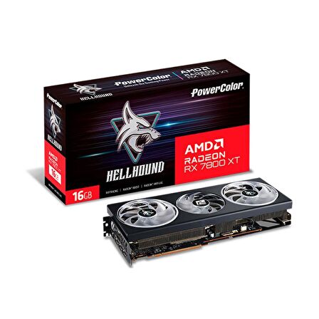 Powercolor Hellhound RX 7800 256 Bit GDDR6 16 GB Ekran Kartı