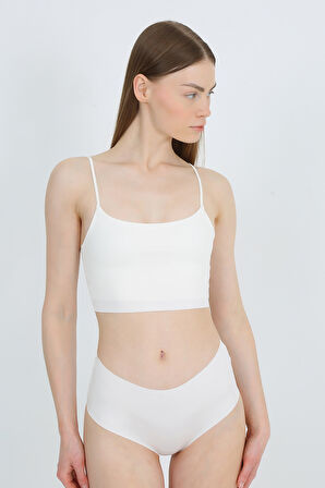 Yüksek Bel Basic Lazer Kesim Bikini Külot 3'lü Paket