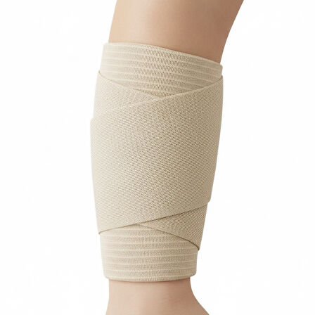 Esnek Elastik Bandaj Medikal Elastik Sargı Bezi, Sporcu Bandajı, Kompresyon Destek Sargısı 10cm x 2m