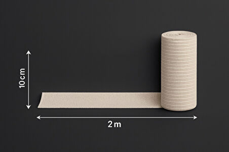 Esnek Elastik Bandaj Medikal Elastik Sargı Bezi, Sporcu Bandajı, Kompresyon Destek Sargısı 10cm x 5m
