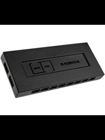 Raijintek RJK 5V ARGB-PWM Fan Kontrolcü 8 Port PWM + 8 Port ARGB Bağlantı Noktası (0R40B00225)