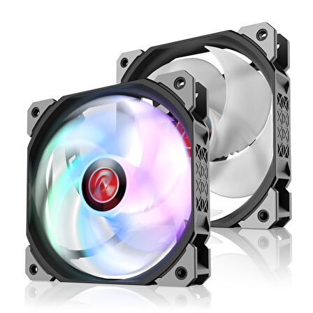 Raijintek AGERAS 12 ARGB 2200RPM 67CFM Yüksek Performans 12cm PWM Kasa Fanı - (0R40B00256)